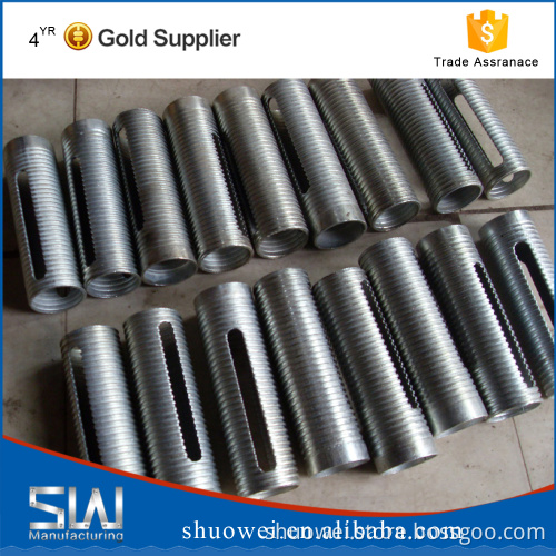 threaded pipe/threaded screw pipe/threaded sleeve head for steel prop